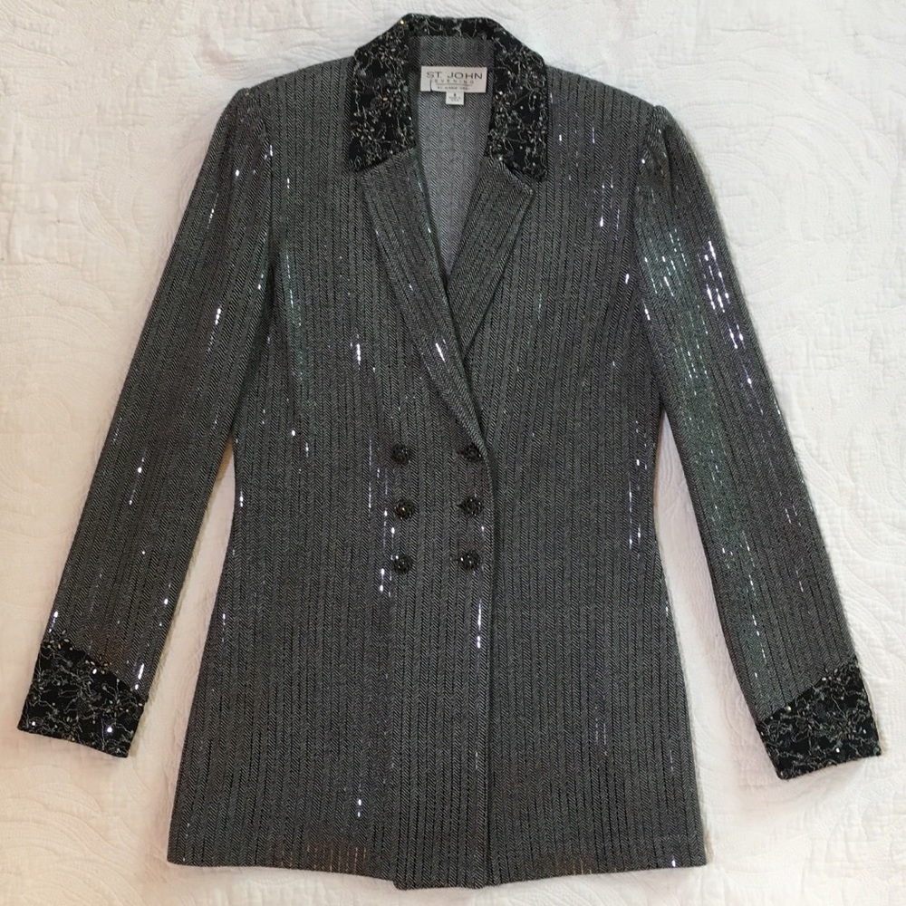 St. John’s sparkly evening jacket